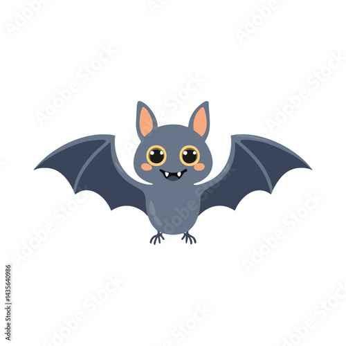 Cute Bat Single Illustration