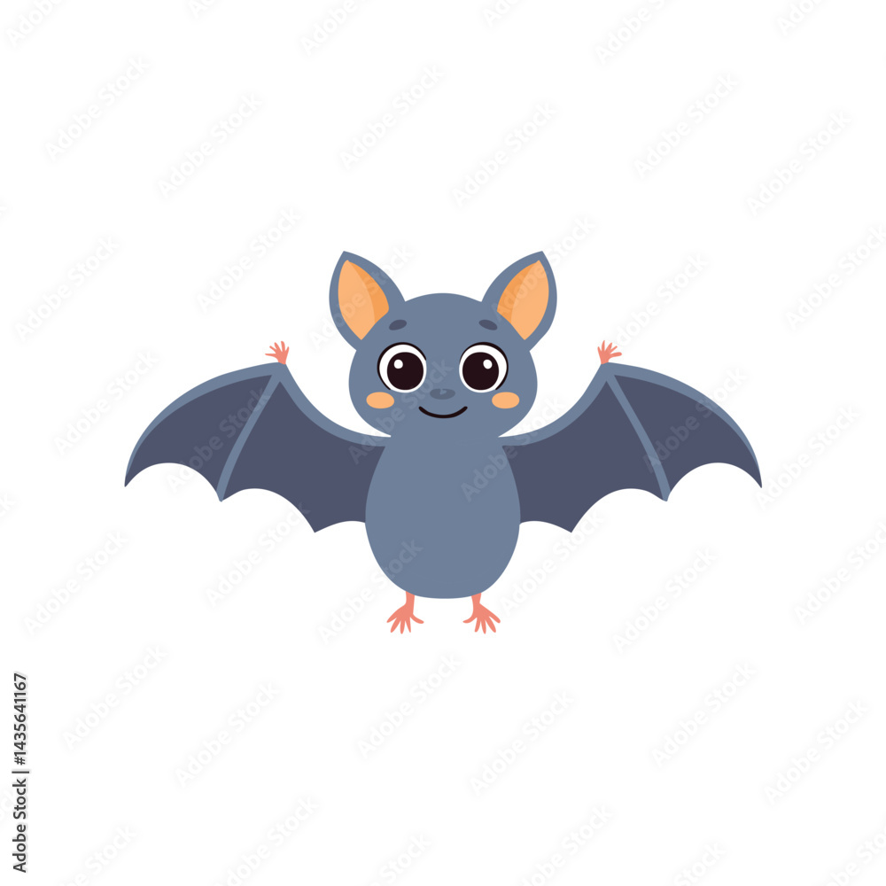 Obraz premium Cute Bat Single Vector