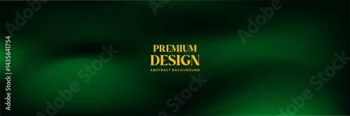 Obraz na płótnie A Luxurious And Smooth Abstract Background Featuring Rich Dark Green Gradients And Subtle Flowing Lines, Ideal For Sophisticated Designs, Branding, And Elegant Digital Projects. w salonie