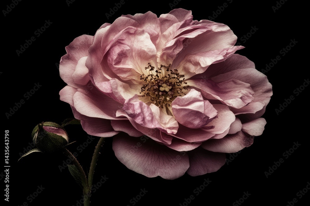 Naklejka premium Pink Rose Close Up