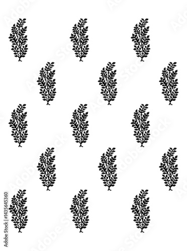 Floral Motif, illustration vector art