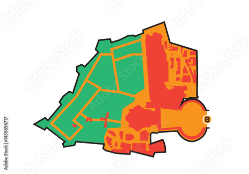 Vatican Map (Holy See) concept 