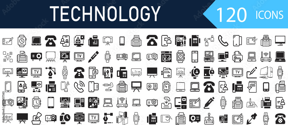 UI Elements Pack – IT and Technology Outline Icons. Information Line Icon Set UI Elements Pack – IT and Technology Outline Icons. Information Line Icon Set
