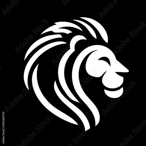Asiatic Lion Logo Symbol Icon 
