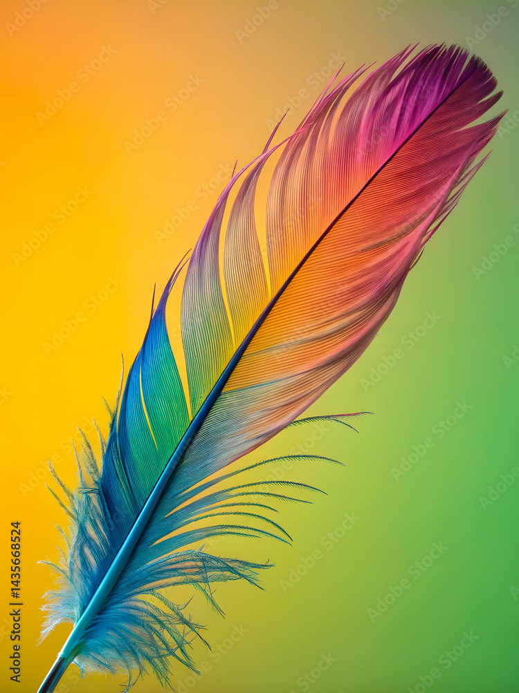 Obraz premium Colorful feathers.