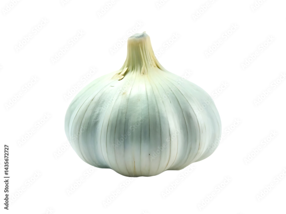 Obraz premium garlic isolated on white background