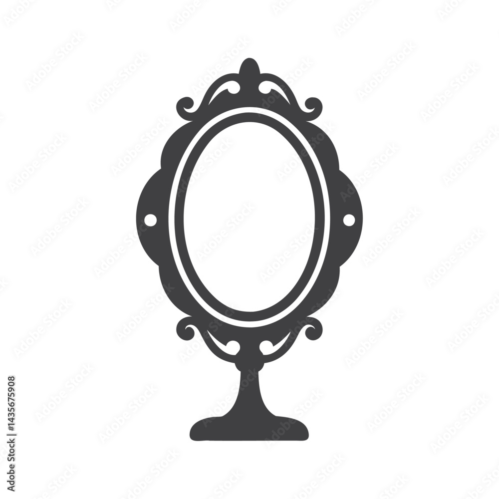 Obraz premium mirror isolated on white