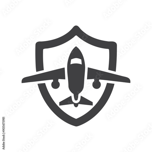 travel air plane in a shield