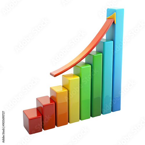 Free Download business graph on white background - GFXLoad