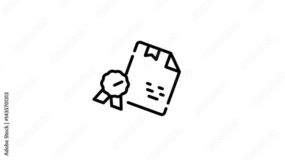 icon badge with style outline icon badge with style outline
