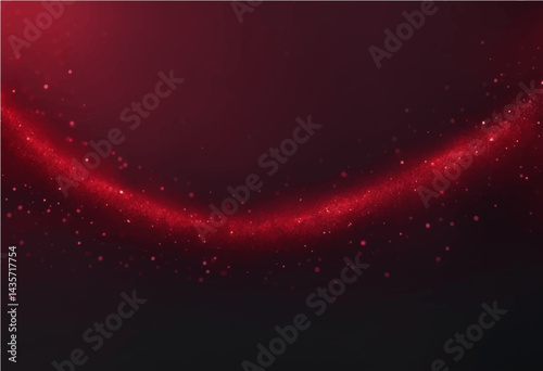 red background with stars