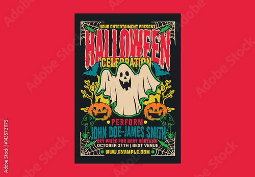 Halloween Party Celebration Flyer