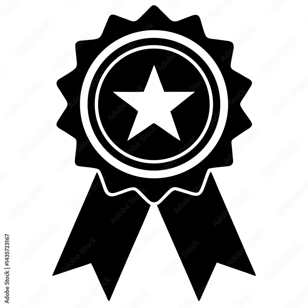 Victory Ribbon Icon Victory Ribbon Icon