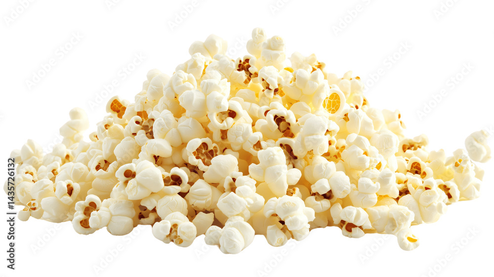 Crisp Popcorn Isolated on Transparent and White Background for Design Projects Crisp Popcorn Isolated on Transparent and White Background for Design Projects