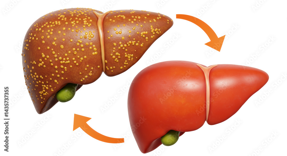 Εκτύπωση καμβά Isolated Fatty Liver Disease Transformation
