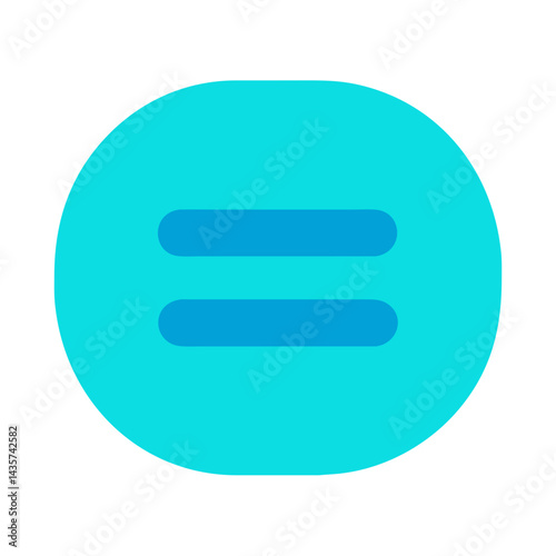 Free Download Equal sign within a cyan circle on black background - GFXLoad