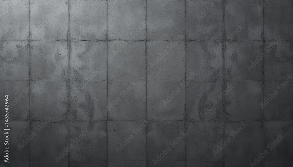 Fototapeta premium High resolution dark grey concrete wall texture background, cement wall