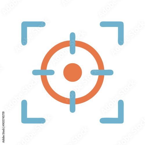 Modern target graphic with central circle on black background Free Download Modern target graphic with central circle on black background - GFXLoad