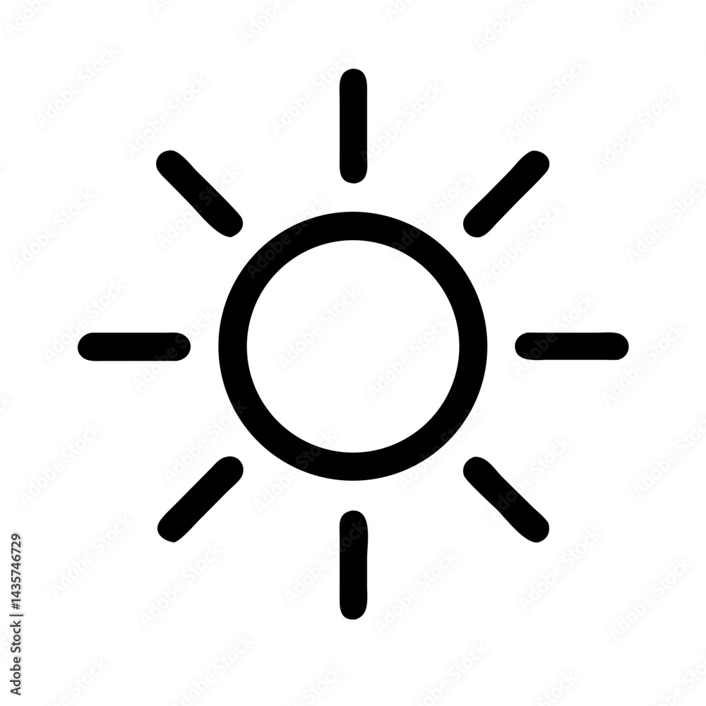 An abstract illustration of a sun with a minimalist, simple design, radiating light and warmth. Perfect for representing various concepts such as energy, happiness, or a bright day. An abstract illustration of a sun with a minimalist, simple design, radiating light and warmth. Perfect for representing various concepts such as energy, happiness, or a bright day.