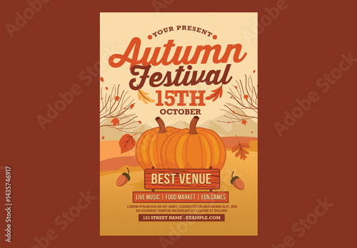 Autumn Fall Festival Flyer
