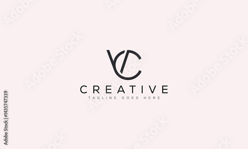 Letter VC logo design template vector illustration