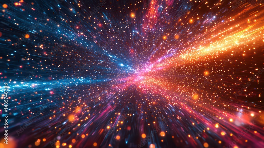 Fototapeta premium Abstract cosmic background with starry details jpeg background image