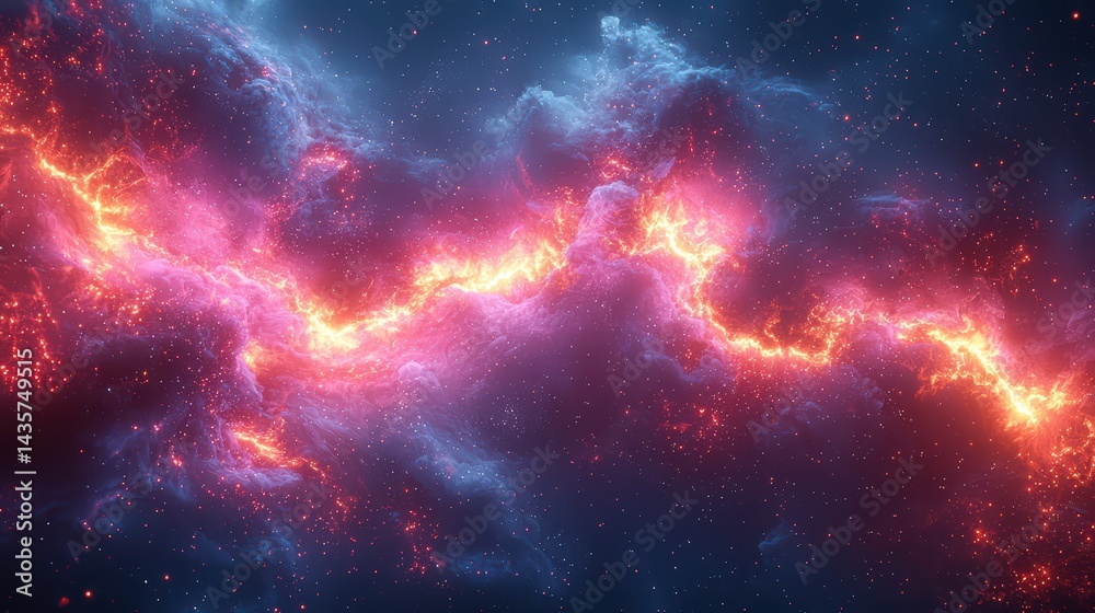 Naklejka premium Abstract electric burst background with vivid sparks jpeg background image