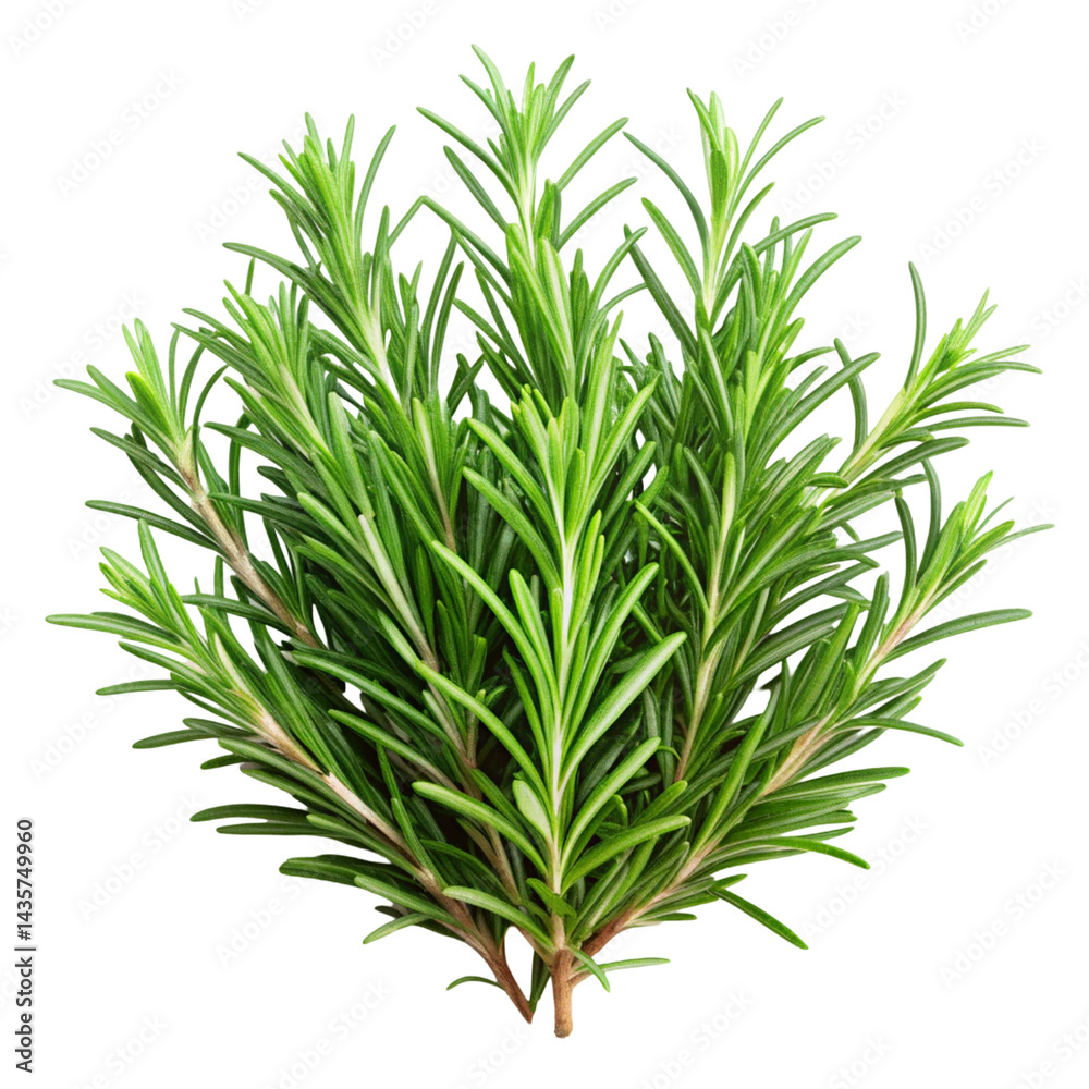 Fototapeta premium fresh dill isolated on white background