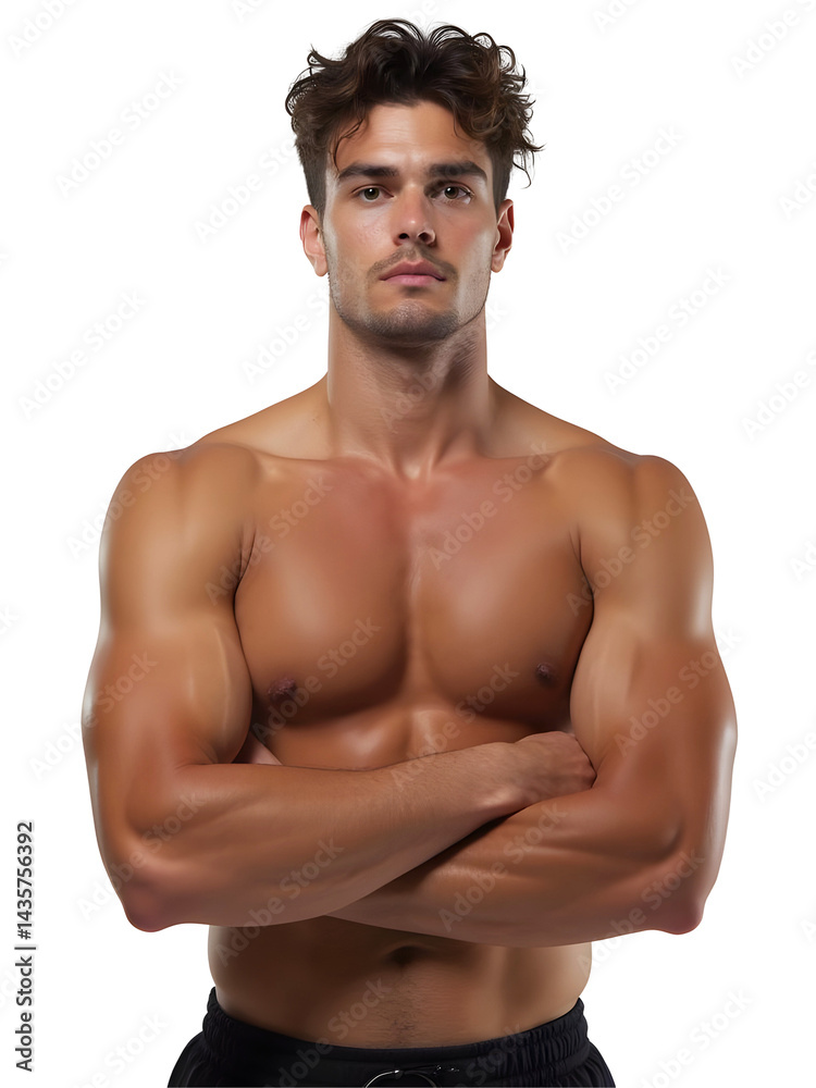 Fototapeta premium handsome young man posing