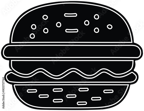 fast food hamburger