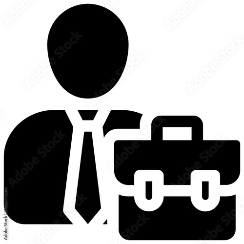 Employee icon symbol. Vector illustration.