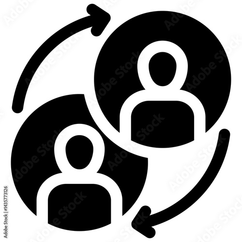 Turnover icon symbol. Vector illustration.