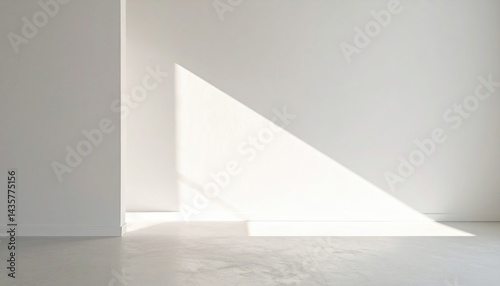 Wallpaper Mural Natural light playing on minimalist interior wall modern space photography bright environment side view artistic concept Torontodigital.ca