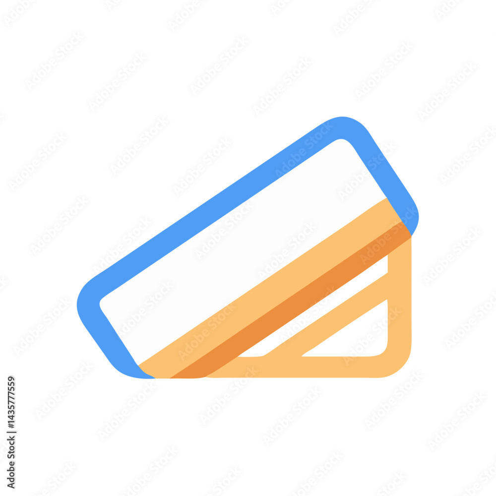 Abstract triangular shape design against a black background space