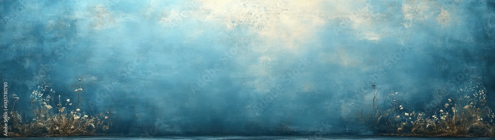 A textured, moody backdrop of subtle blues. A textured, moody backdrop of subtle blues.