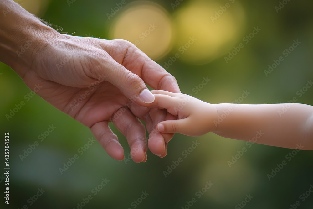 Gentle Hand Connection Symbolizing Trust and Guidance Gentle Hand Connection Symbolizing Trust and Guidance