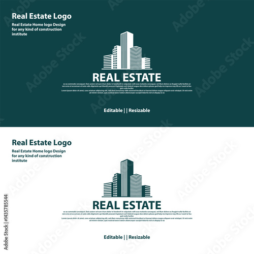 Real Estate logo template design for Real Estate company