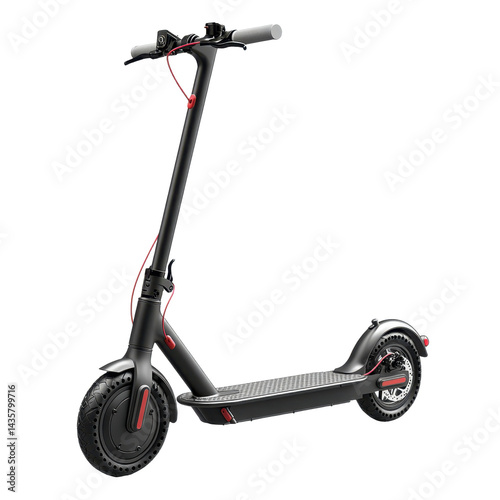 Electric Scooters isolated on transparent background.