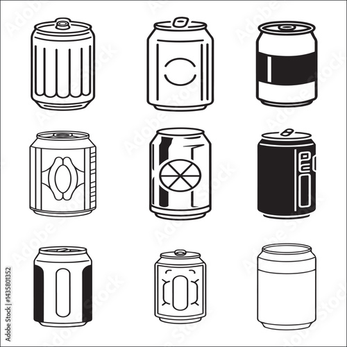 Soda Can Icon Vector Illustration