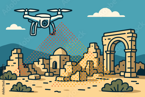The fusion of archaeology and aerial surveying has given rise to a unique heritage-tech landscape