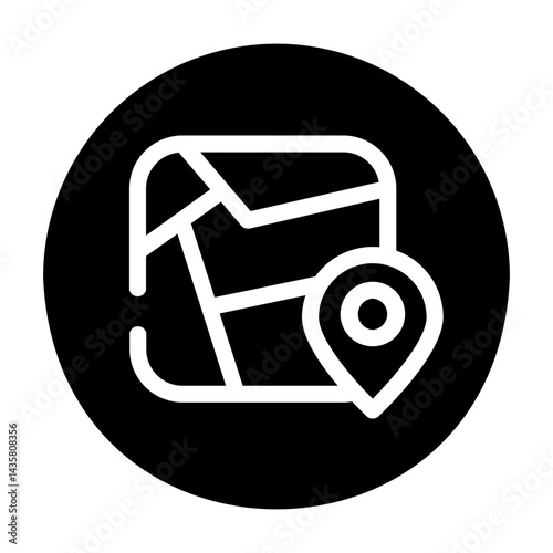 maps and location Solid icon