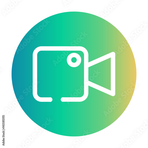 video calling Gradient icon