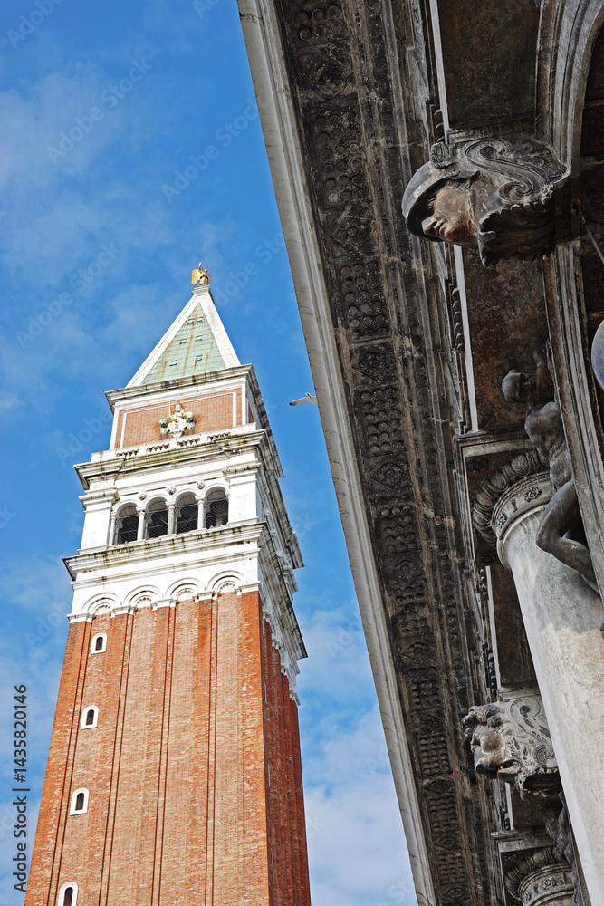 Campanile di San Marco bell tower, Venice, Italy