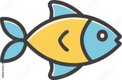 Animal Wildlife icon, cute animal icon, 