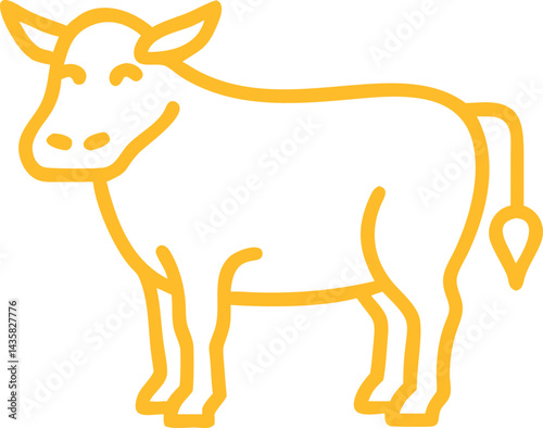 Animal Wildlife icon, cute animal icon, 