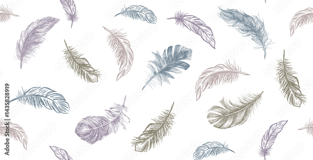 Feather Pattern on white
Feather Pattern on white