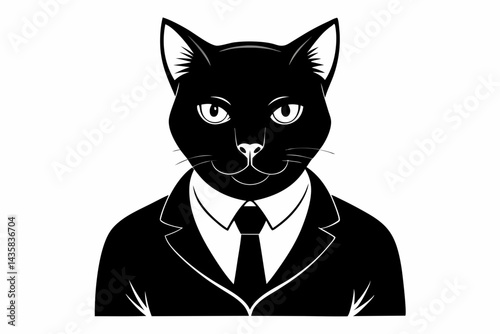 chairman sihouette black vector