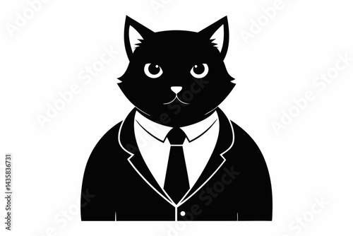 chairman sihouette black vector