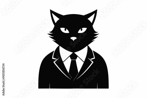 chairman sihouette black vector