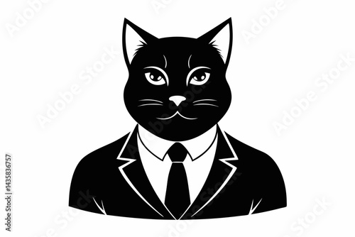 chairman sihouette black vector